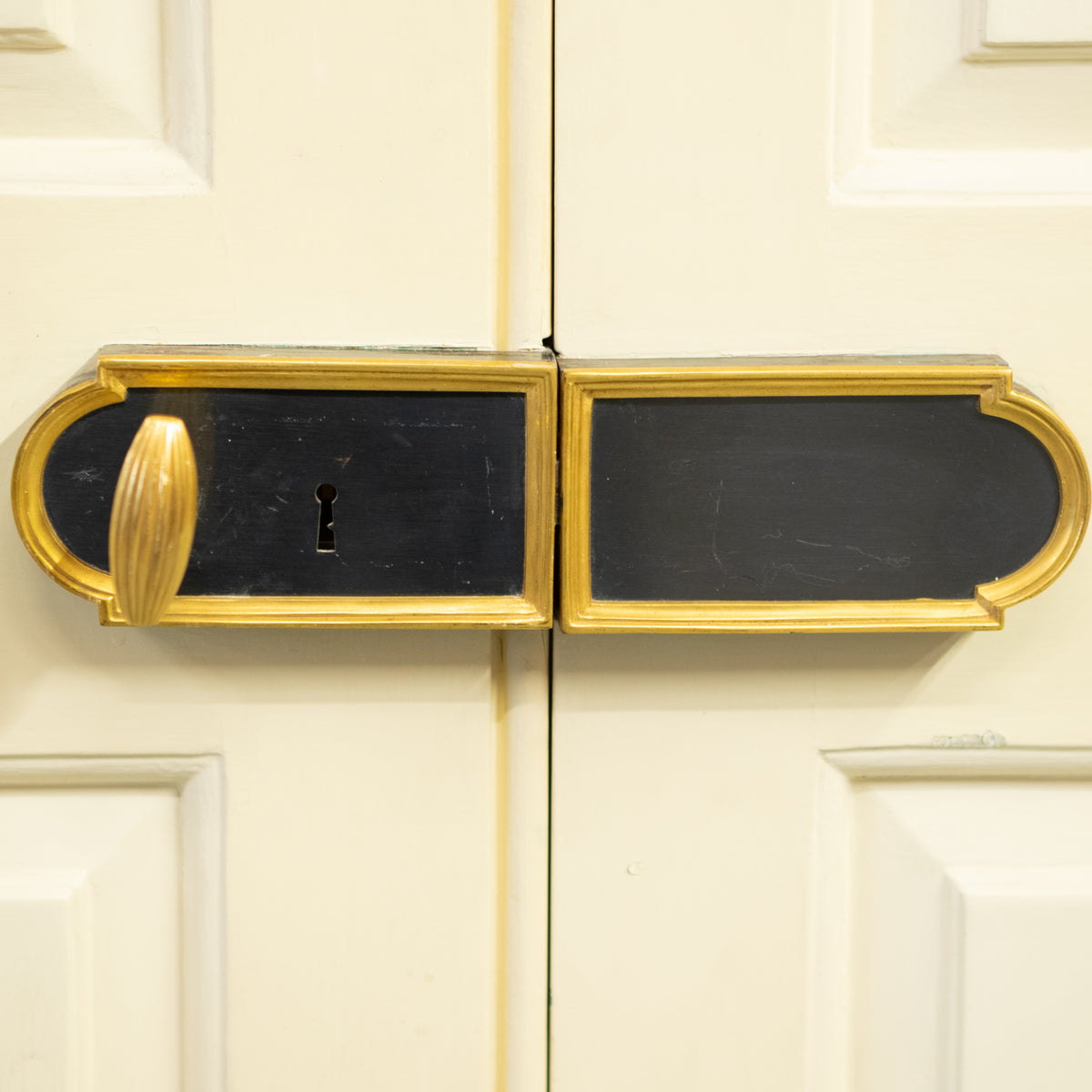 Impressive Set of 3 Double Doors with Early 19th Century Pediments | Regency Overdoors