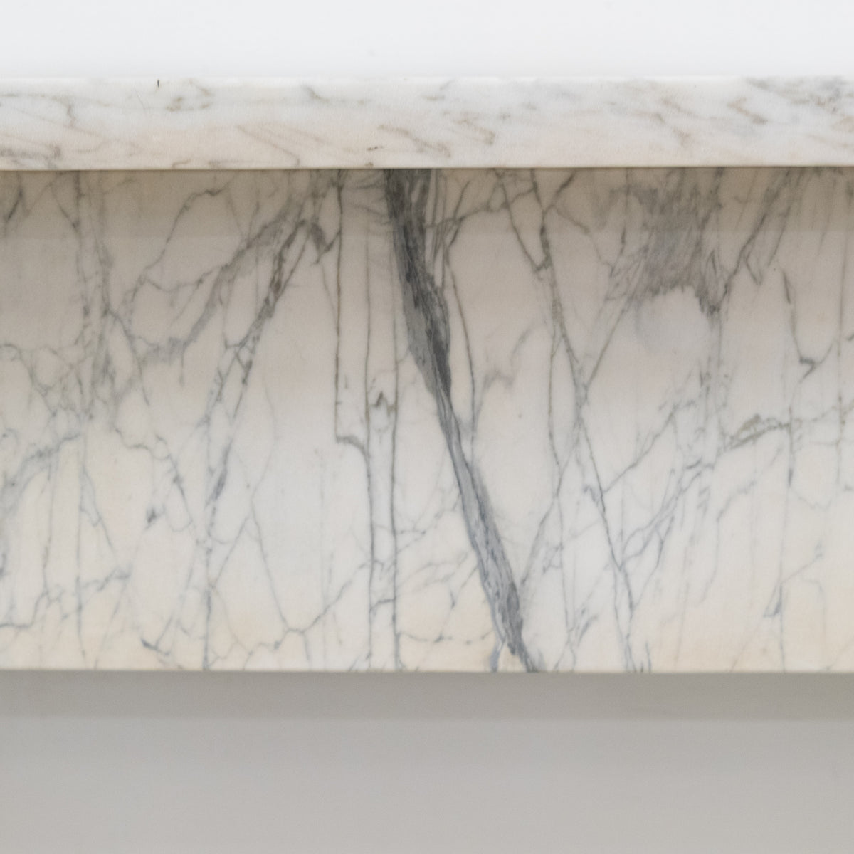 Antique Carrara Marble Late Georgian Fireplace Surround