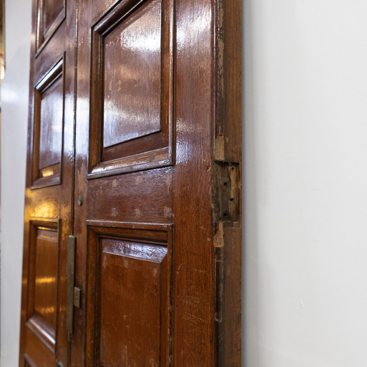 Large Teak Double Doors Reclaimed from Clothworkers Hall London