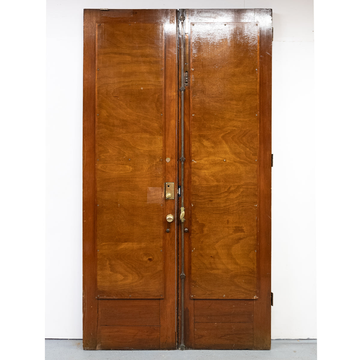 Large Teak Double Doors Reclaimed from Clothworkers Hall London
