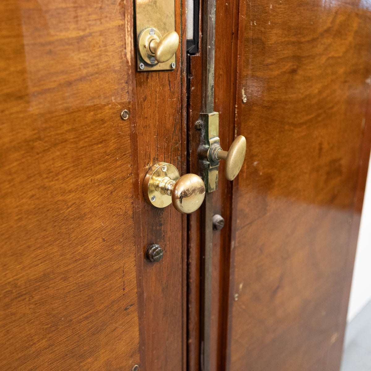 Large Teak Double Doors Reclaimed from Clothworkers Hall London