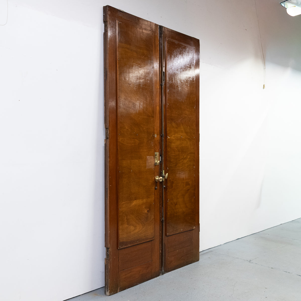 Large Teak Double Doors Reclaimed from Clothworkers Hall London