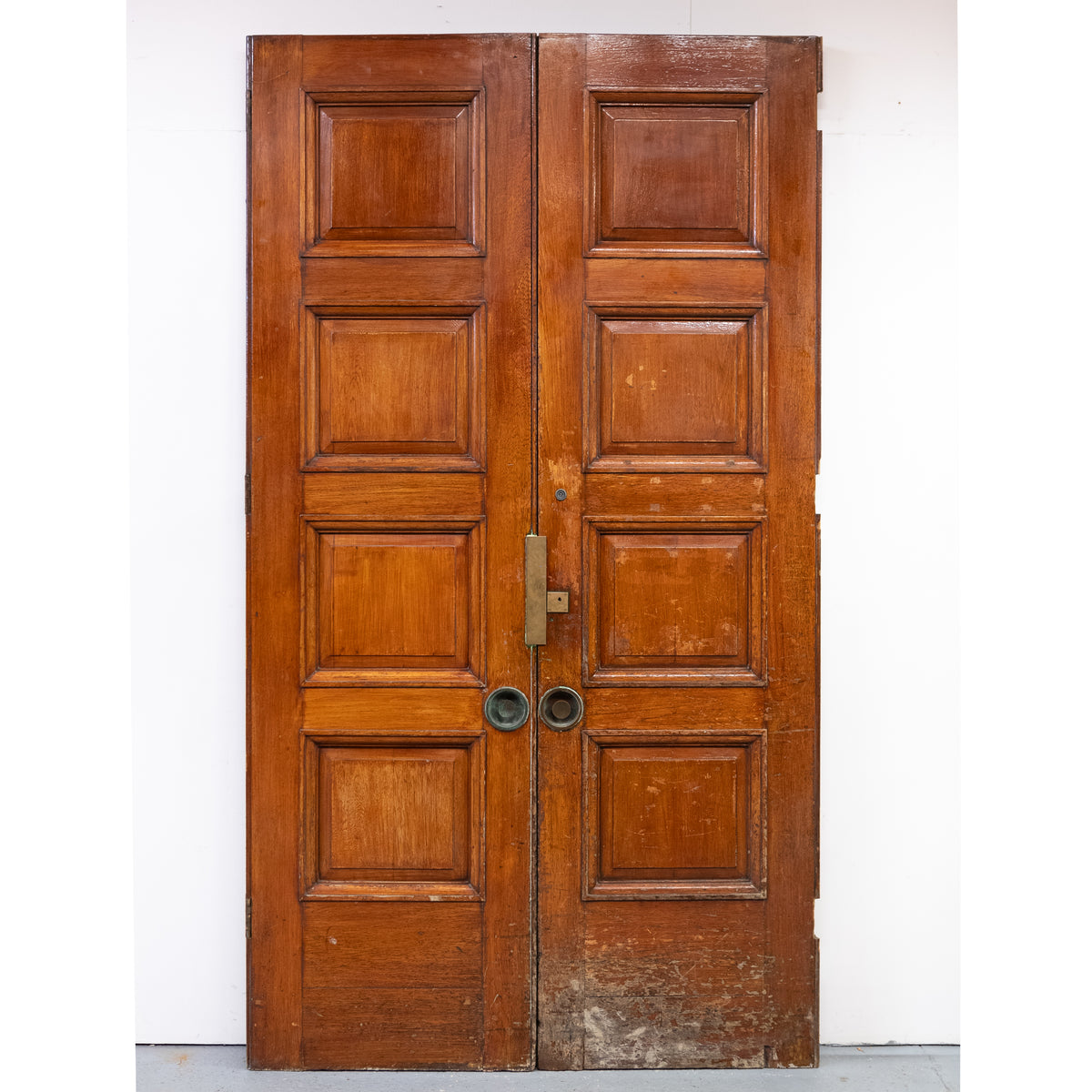 Large Teak Double Doors Reclaimed from Clothworkers Hall London