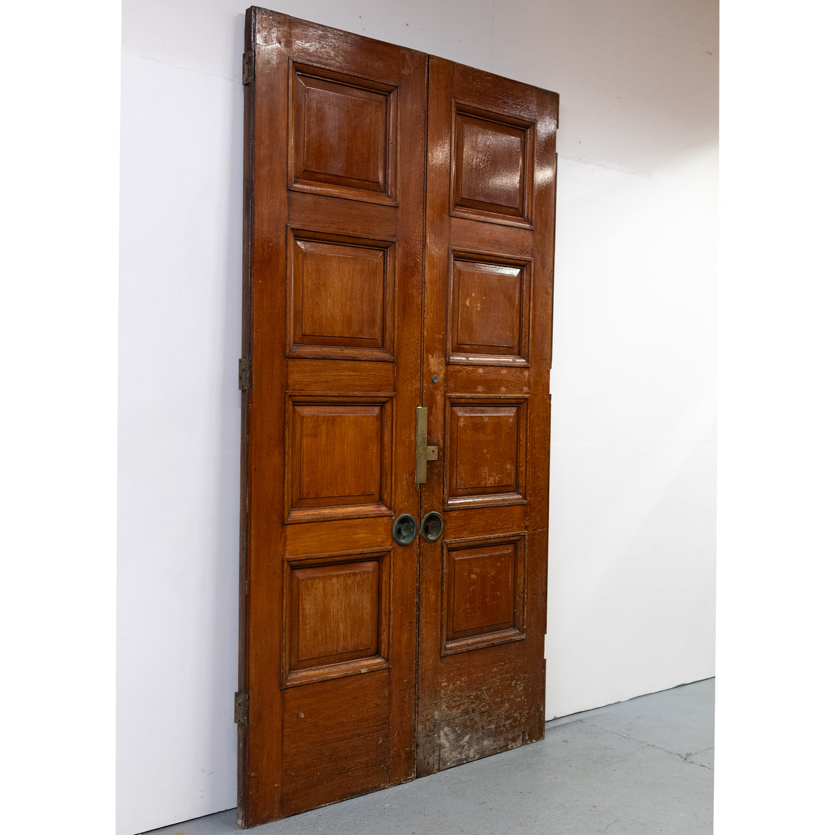 Large Teak Double Doors Reclaimed from Clothworkers Hall London