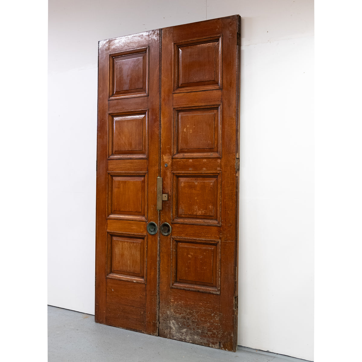 Large Teak Double Doors Reclaimed from Clothworkers Hall London
