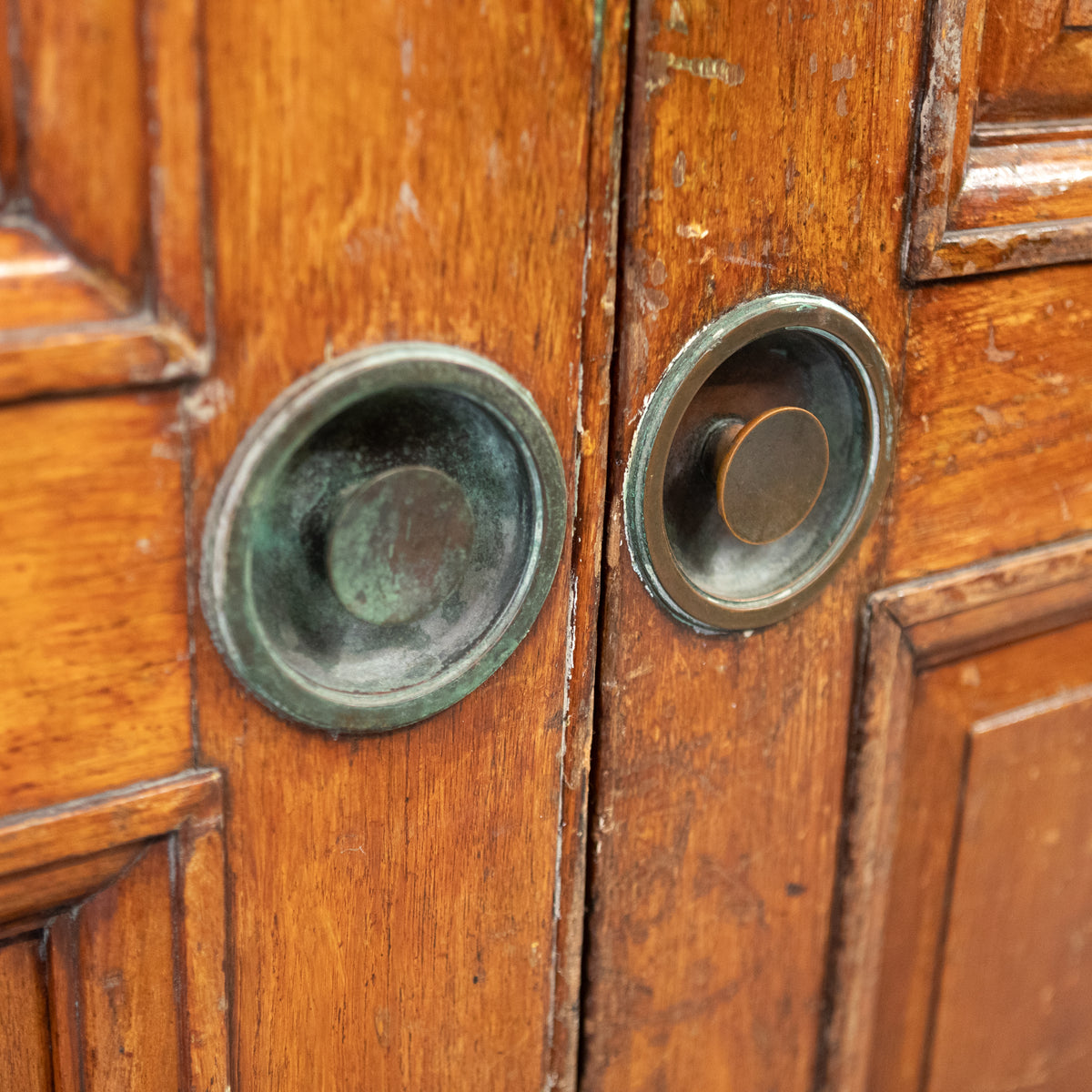 Large Teak Double Doors Reclaimed from Clothworkers Hall London