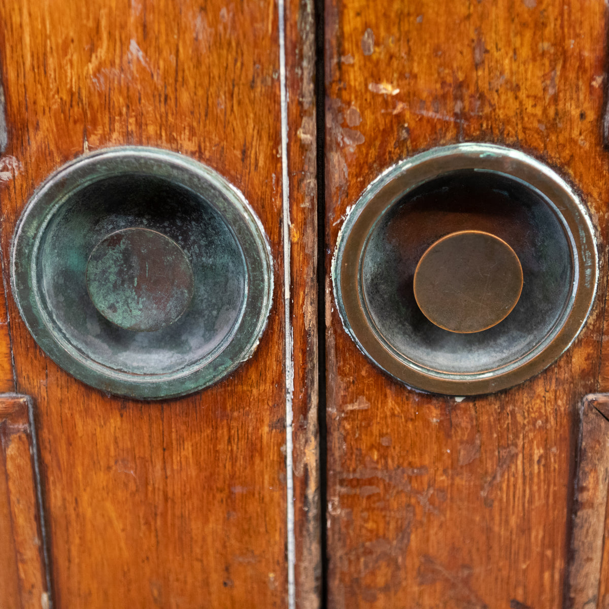Large Teak Double Doors Reclaimed from Clothworkers Hall London