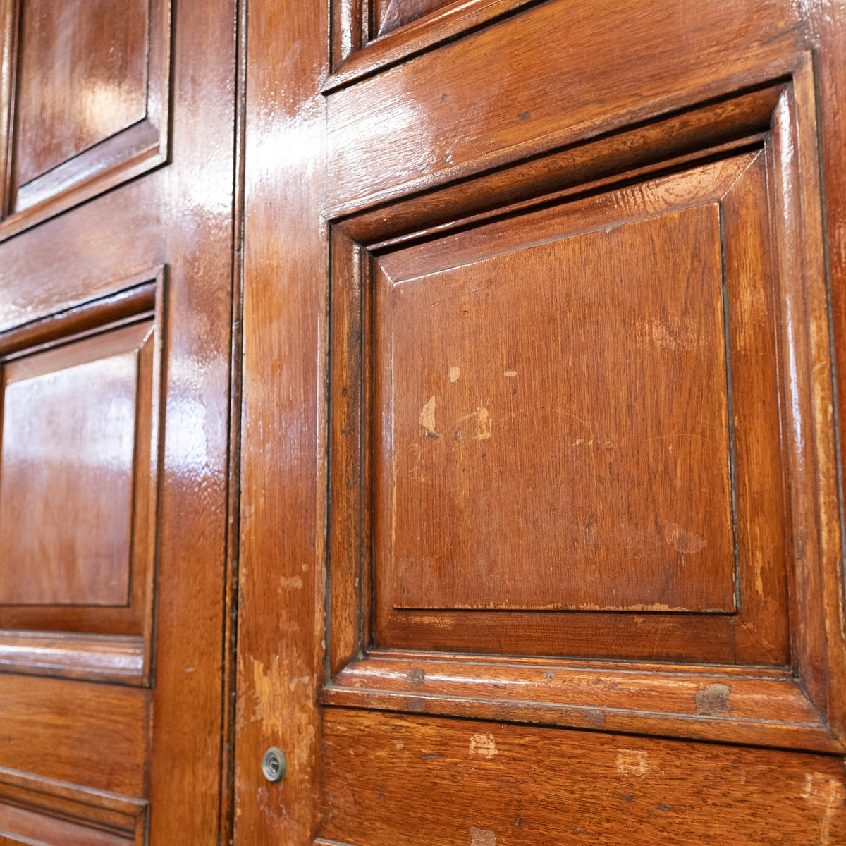 Large Teak Double Doors Reclaimed from Clothworkers Hall London