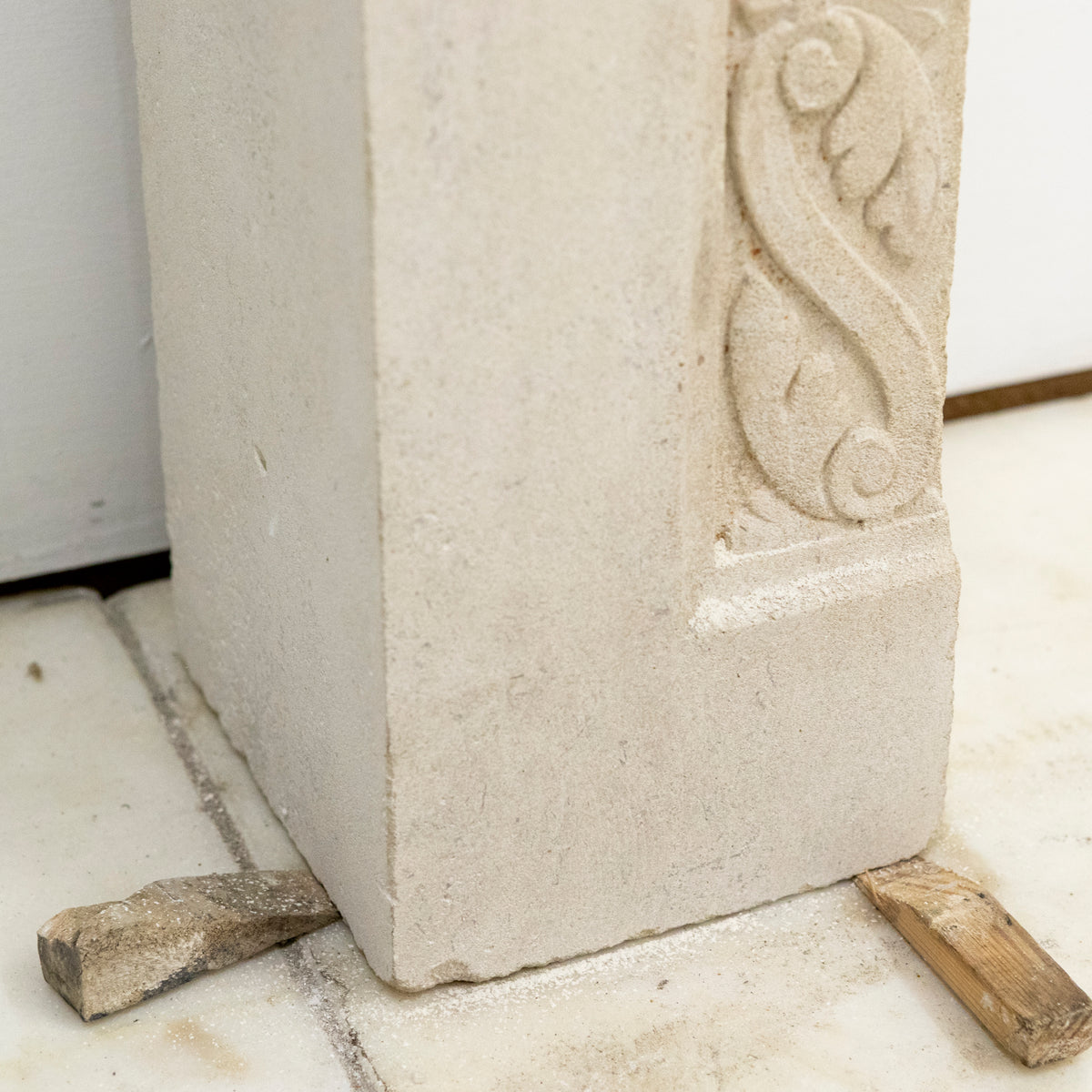 Antique Carved Stone Architectural Fireplace Surround | The Architectural Forum