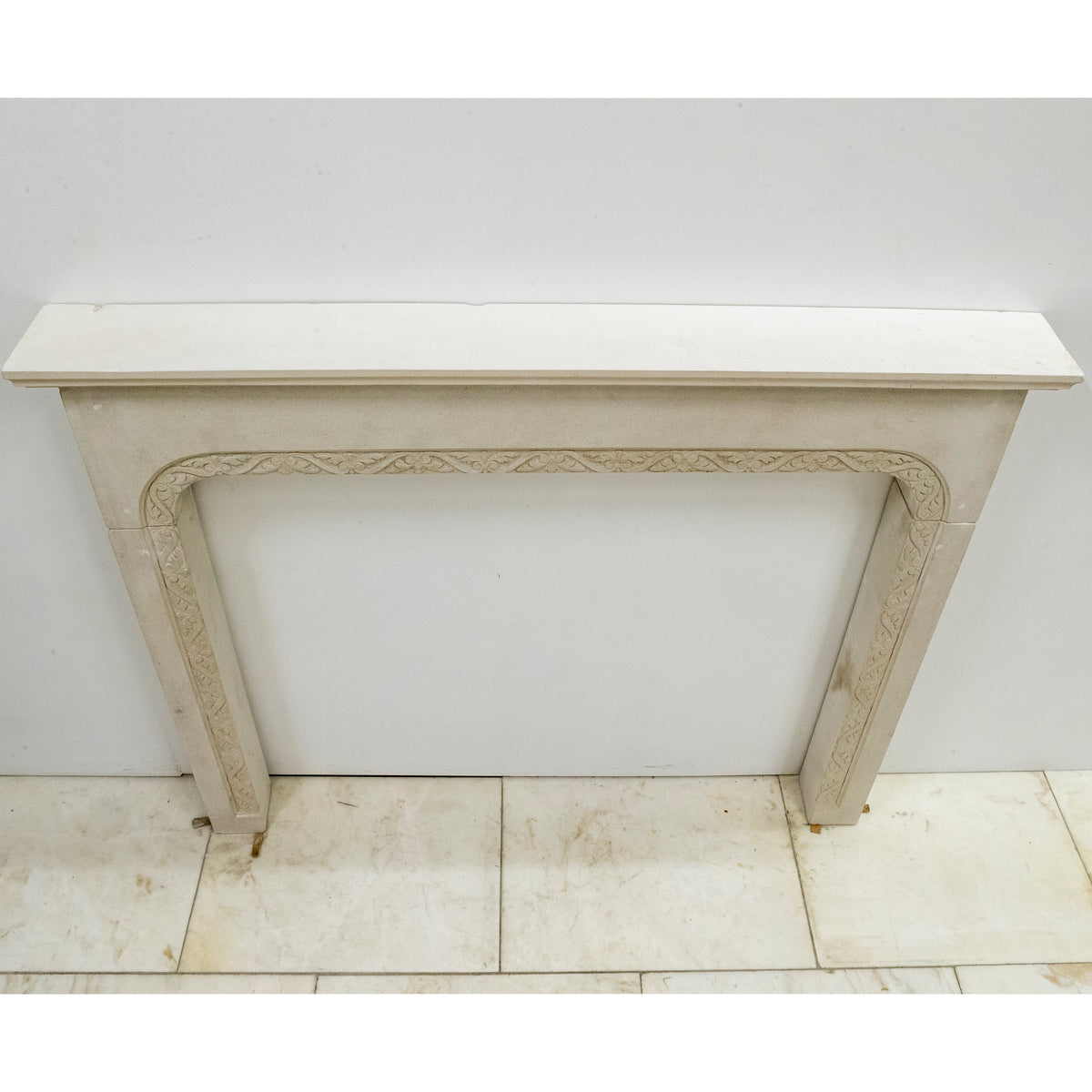 Antique Carved Stone Architectural Fireplace Surround | The Architectural Forum