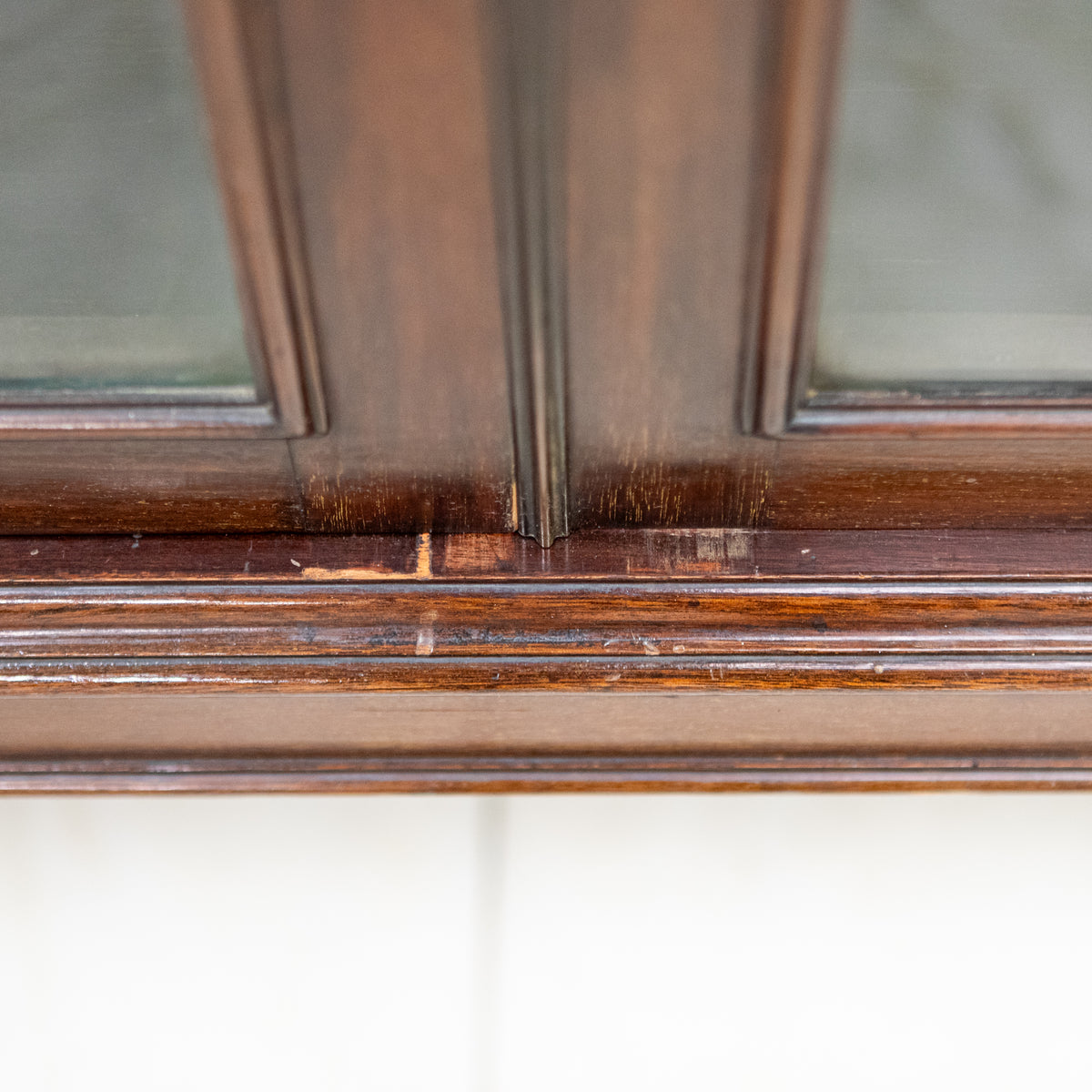 Antique Mahogany Display Cabinet with | The Architectural Forum