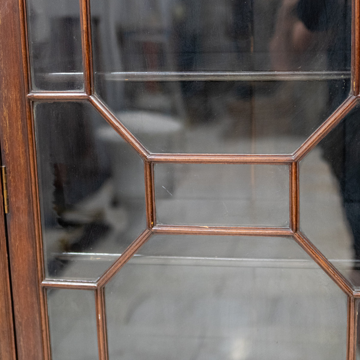 Antique Mahogany Display Cabinet with | The Architectural Forum