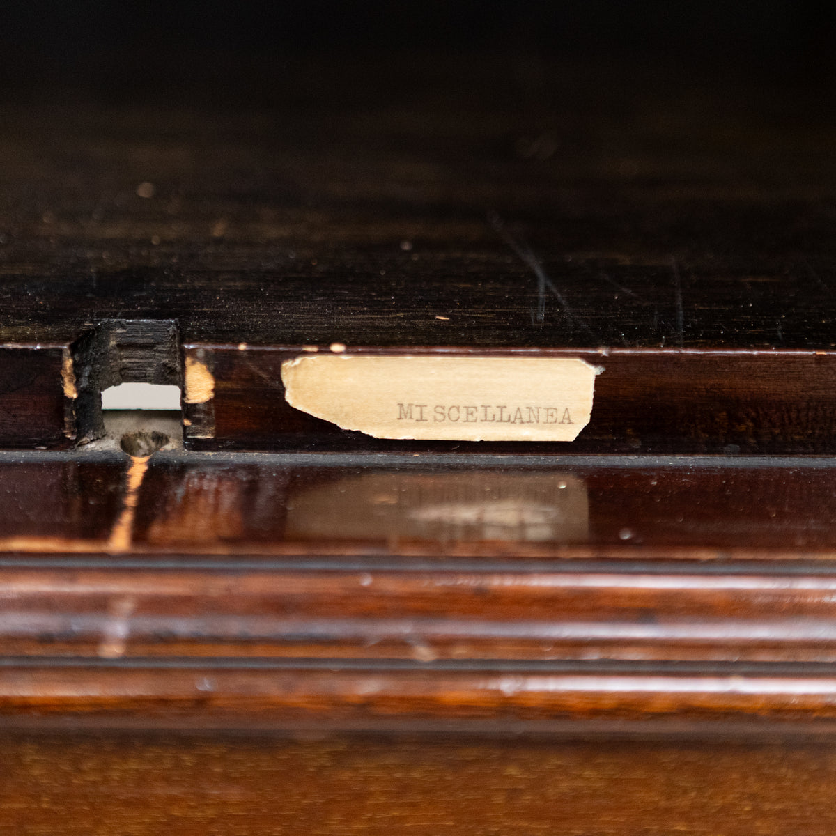 Antique Mahogany Display Cabinet with | The Architectural Forum
