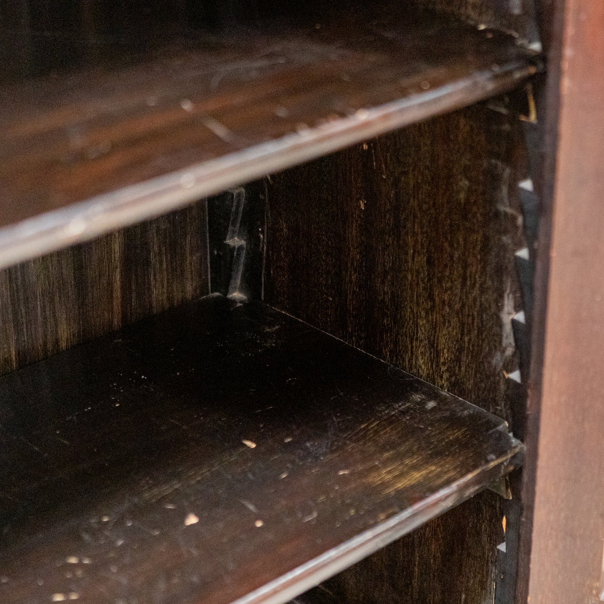 Antique Mahogany Display Cabinet with | The Architectural Forum