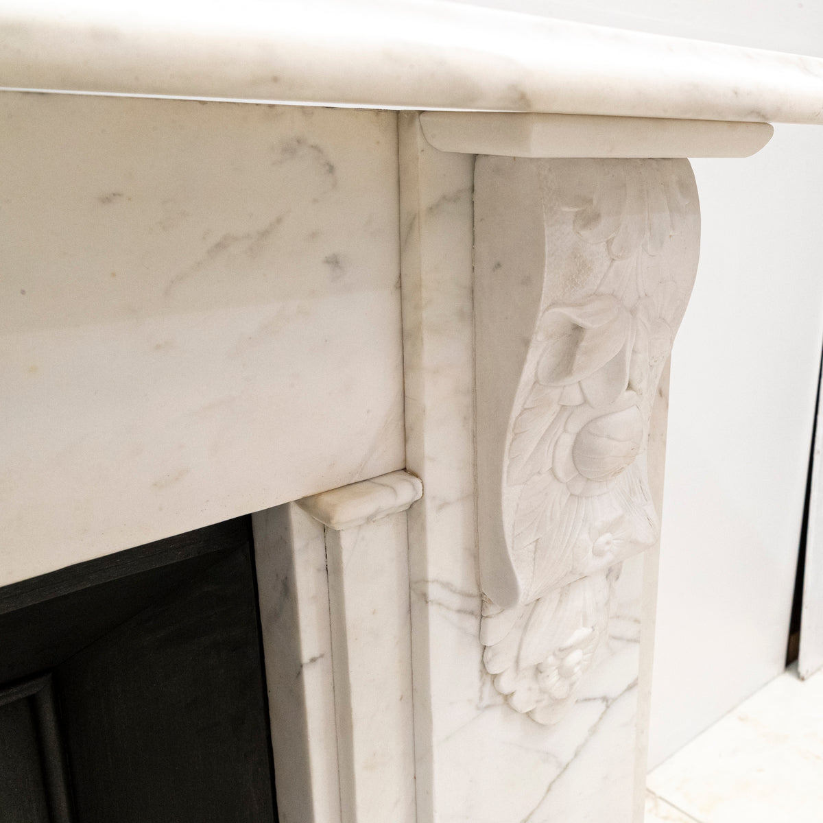 Antique Victorian Marble Carved Corbel Fireplace Surround | The Architectural Forum