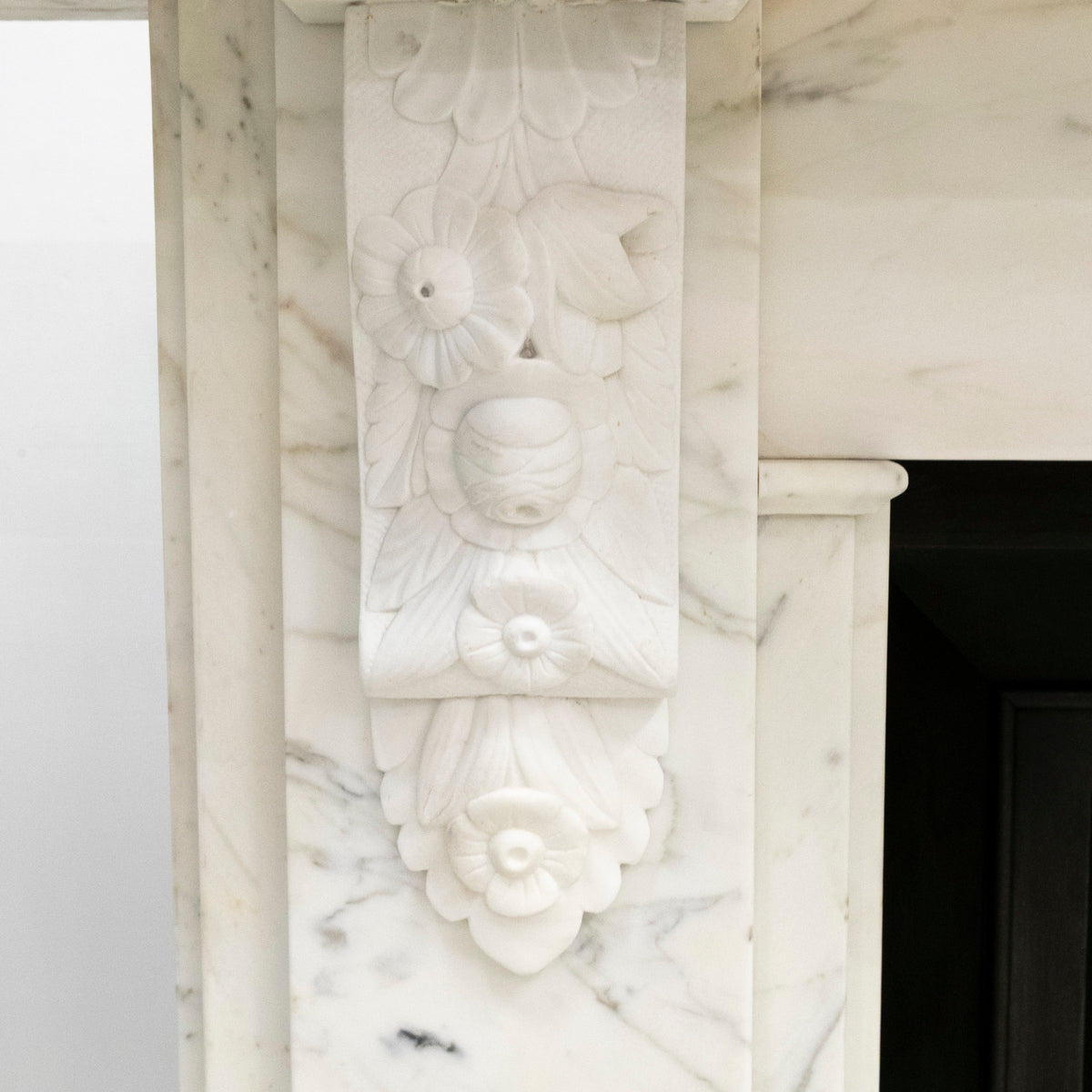 Antique Victorian Marble Carved Corbel Fireplace Surround | The Architectural Forum