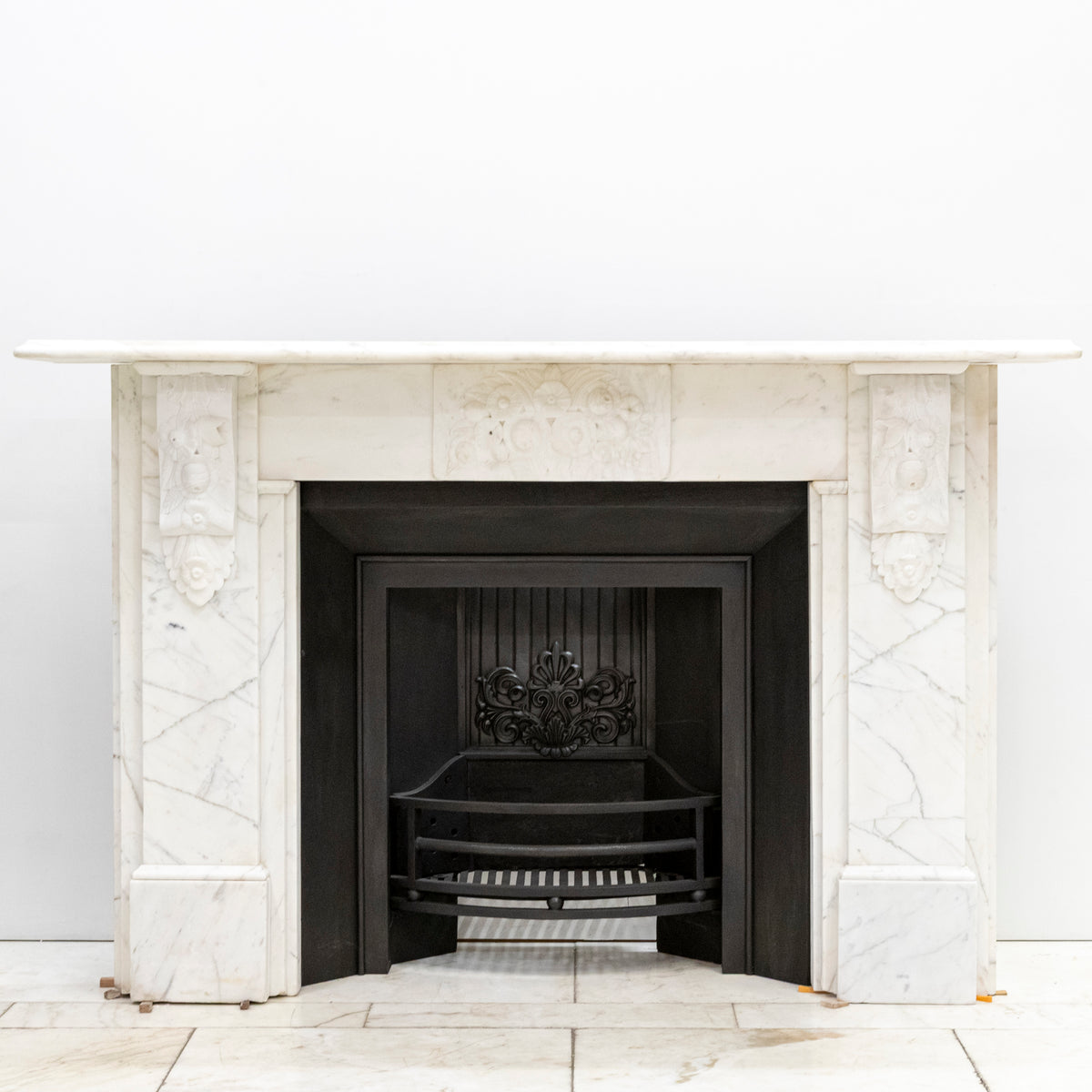Antique Victorian Marble Carved Corbel Fireplace Surround | The Architectural Forum