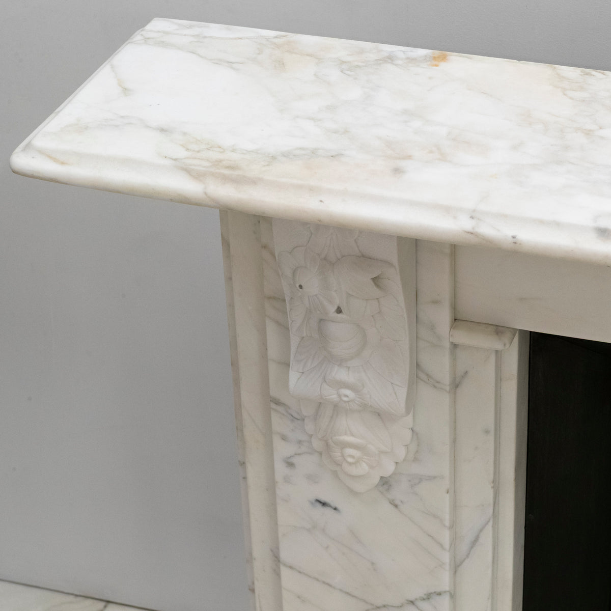 Antique Victorian Marble Carved Corbel Fireplace Surround | The Architectural Forum