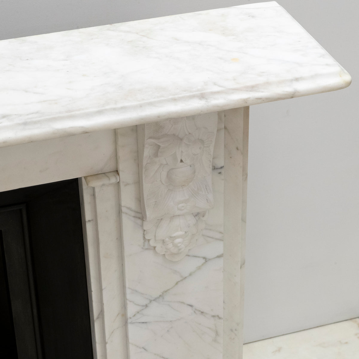 Antique Victorian Marble Carved Corbel Fireplace Surround | The Architectural Forum