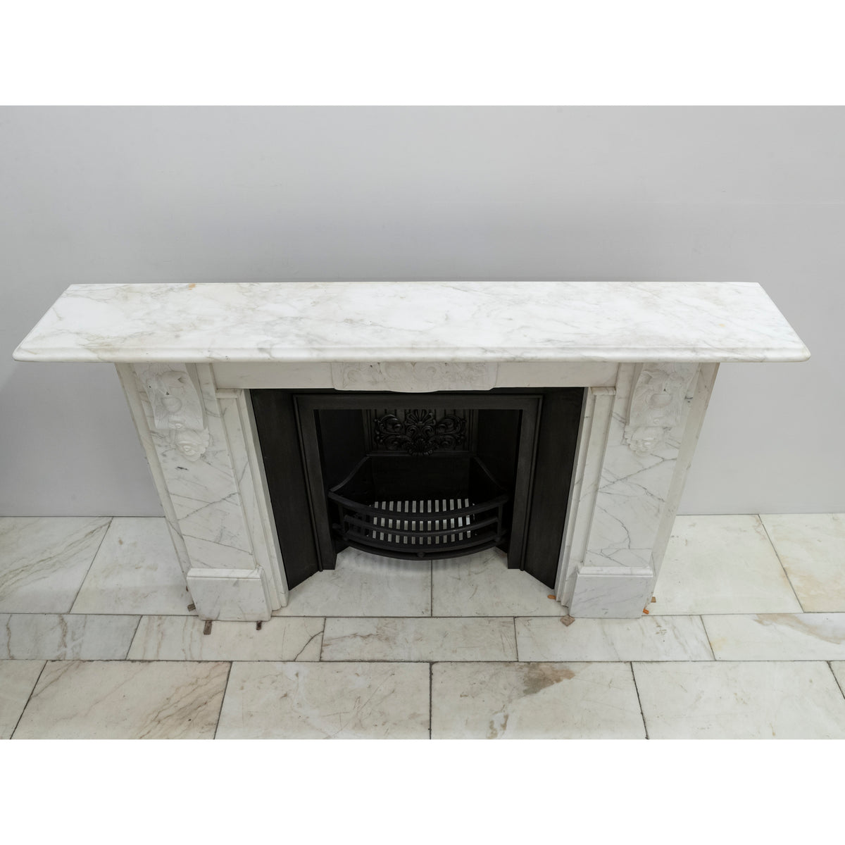 Antique Victorian Marble Carved Corbel Fireplace Surround | The Architectural Forum