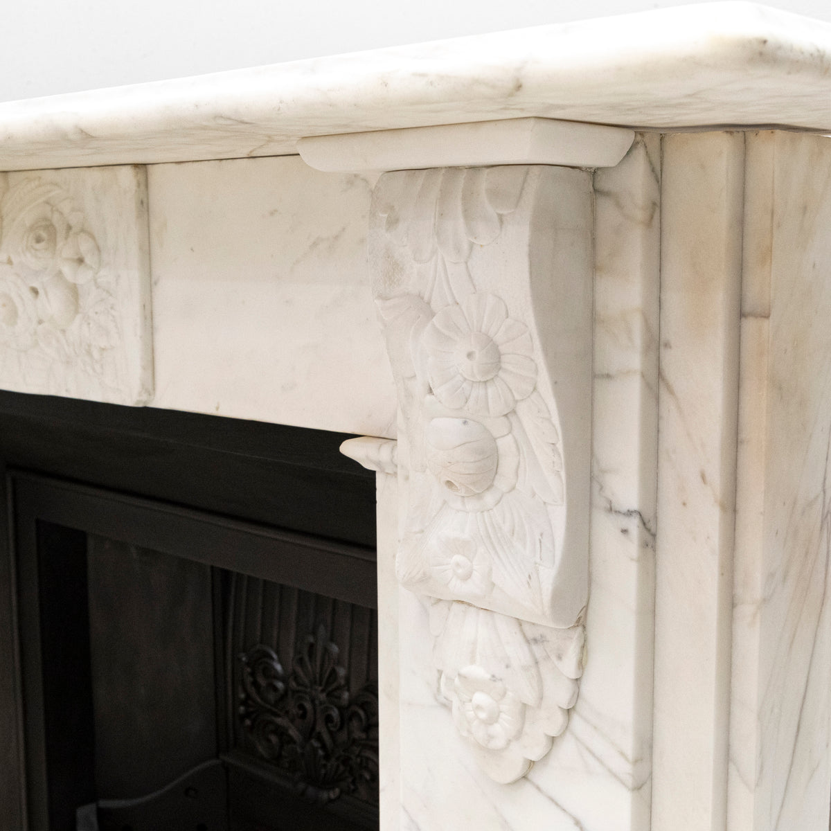 Antique Victorian Marble Carved Corbel Fireplace Surround | The Architectural Forum