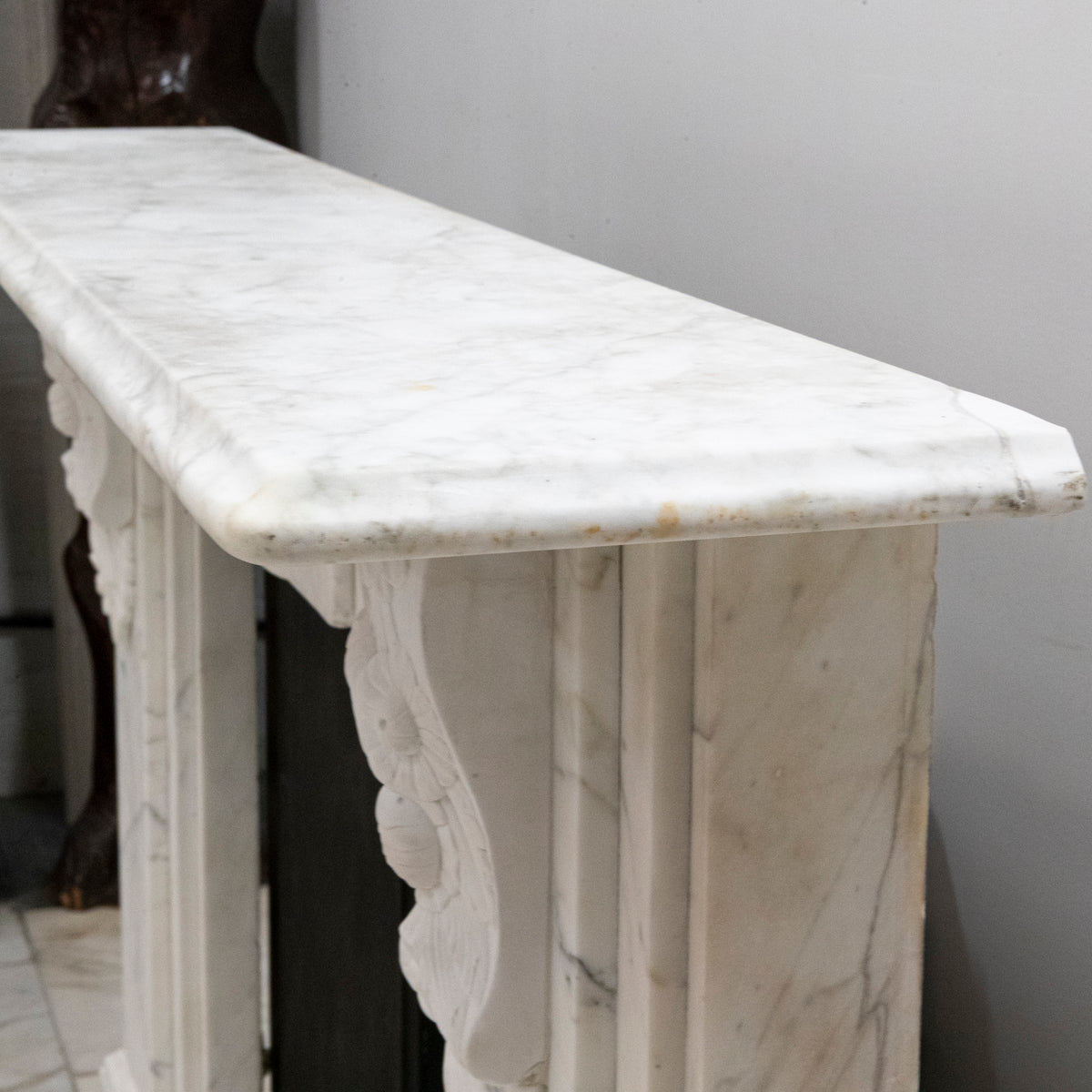Antique Victorian Marble Carved Corbel Fireplace Surround | The Architectural Forum
