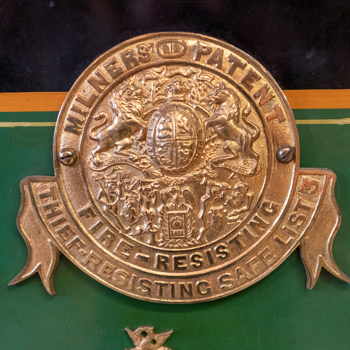 Rare Antique Milners Safe Walnut Cabinet | The Architectural Forum