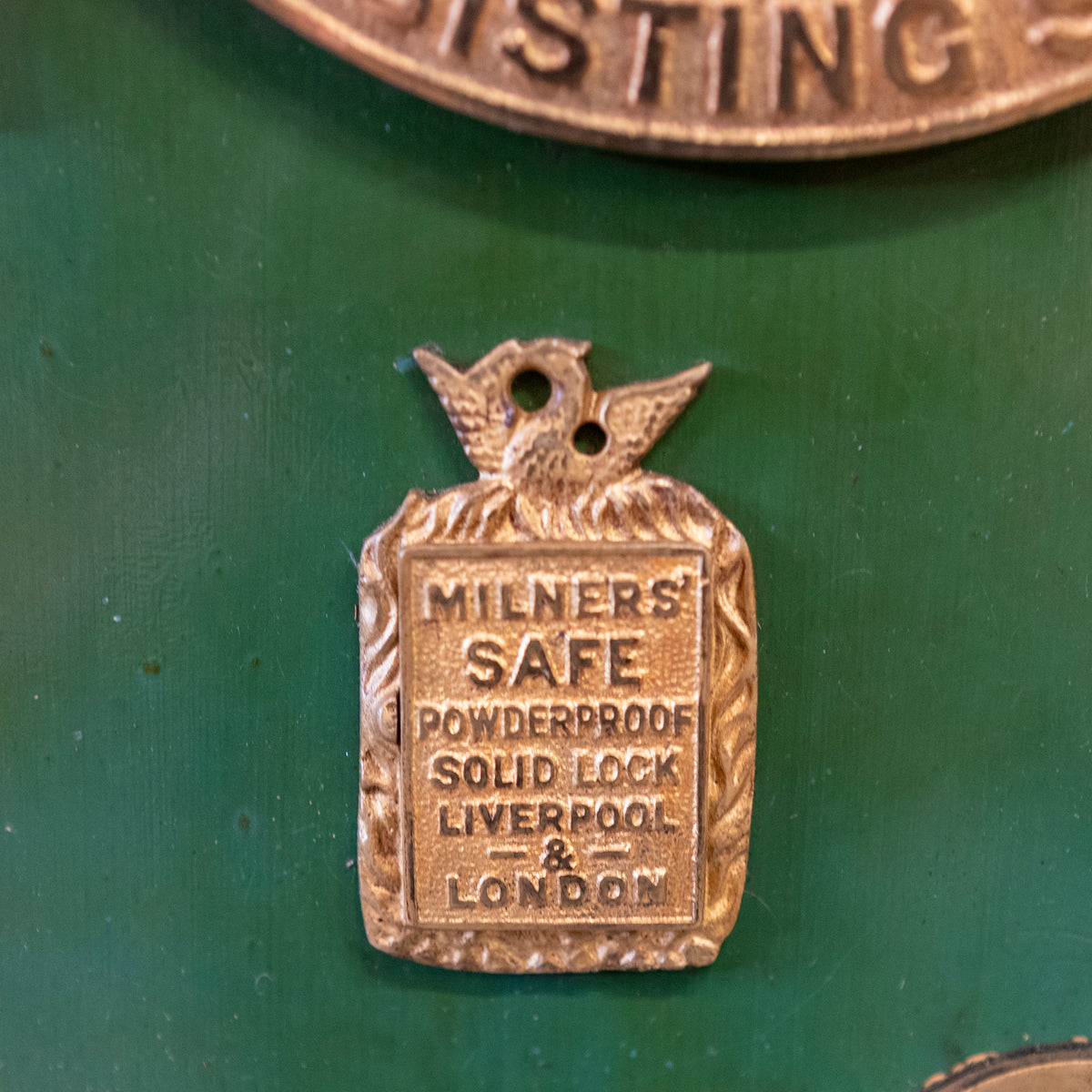 Rare Antique Milners Safe Walnut Cabinet | The Architectural Forum