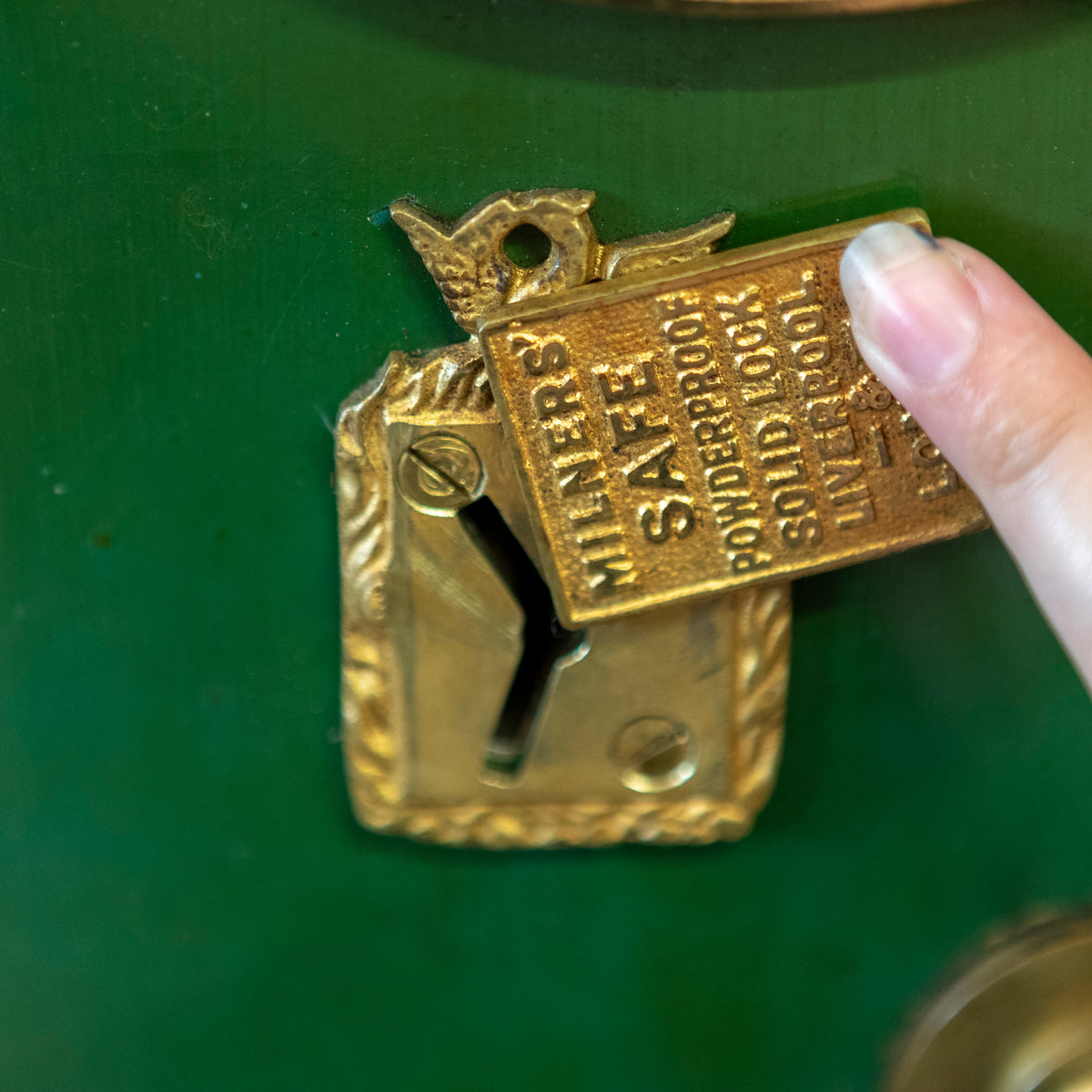 Rare Antique Milners Safe Walnut Cabinet | The Architectural Forum