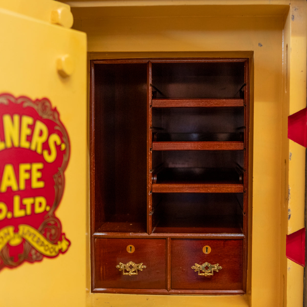 Rare Antique Milners Safe Walnut Cabinet | The Architectural Forum