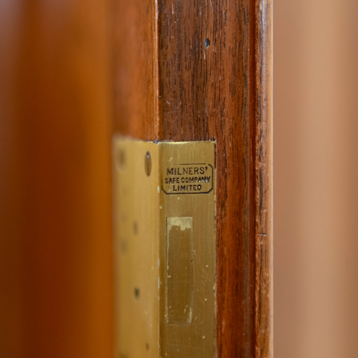Rare Antique Milners Safe Walnut Cabinet | The Architectural Forum