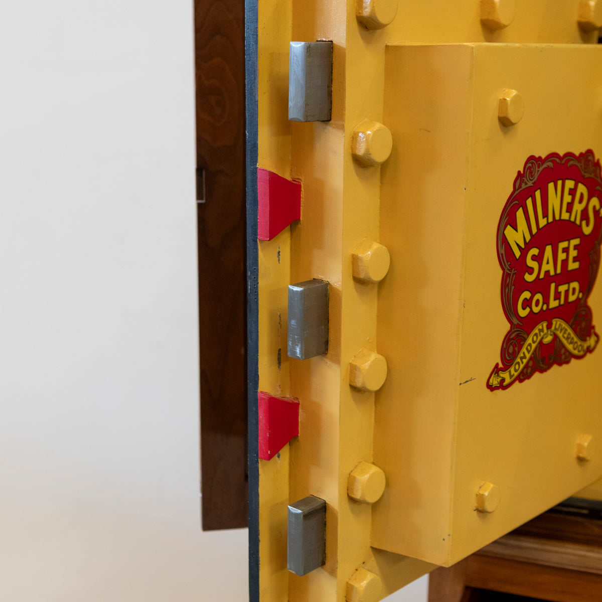 Rare Antique Milners Safe Walnut Cabinet | The Architectural Forum