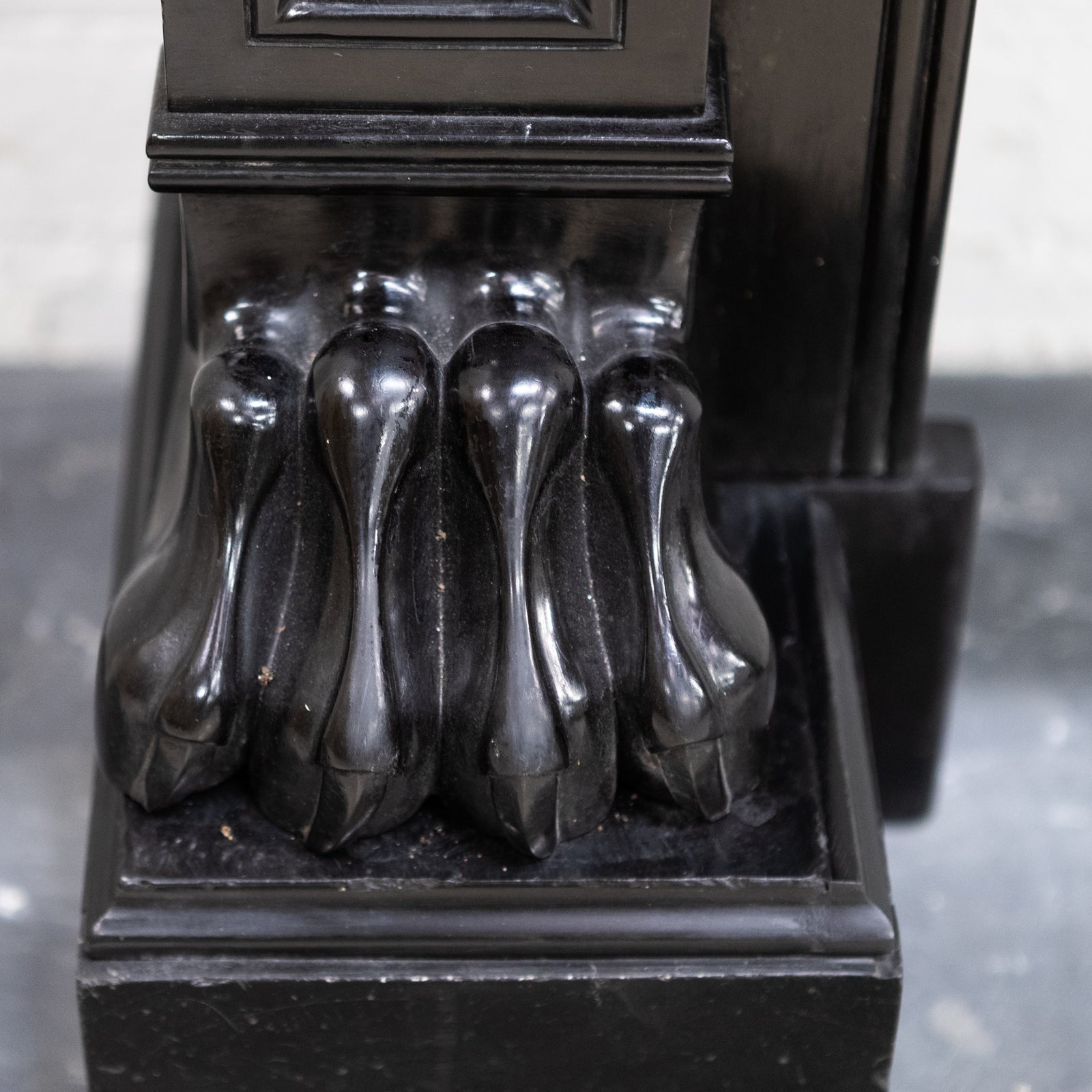 Antique Black Belgian Marble Napoleon III Style Fire Surround | The Architectural Forum