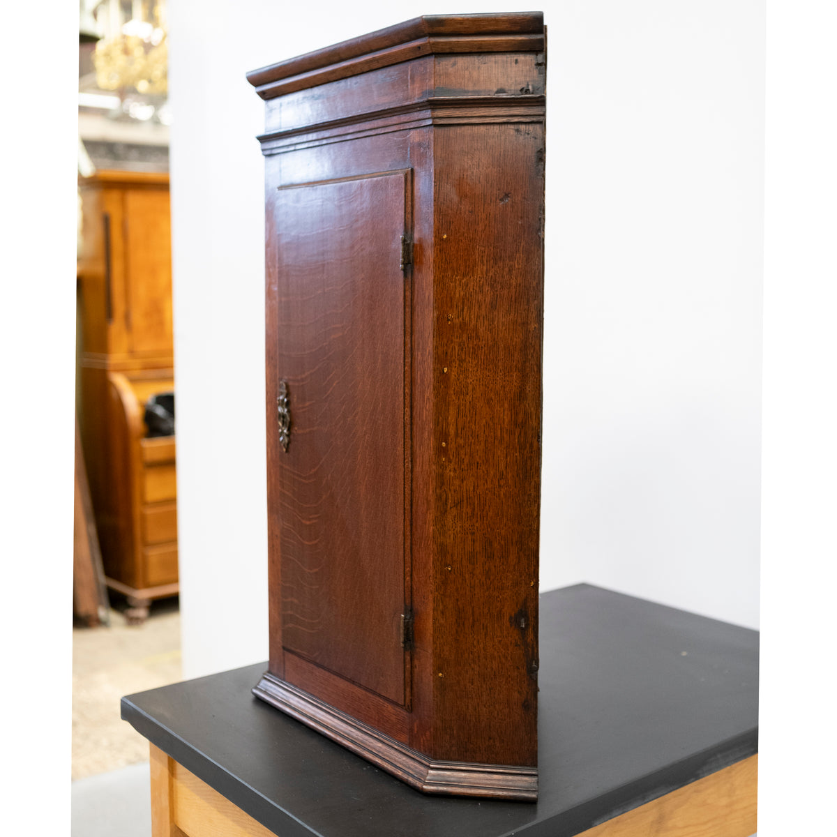 Antique Early 19th Century Oak Corner Cupboard | The Architectural Forum