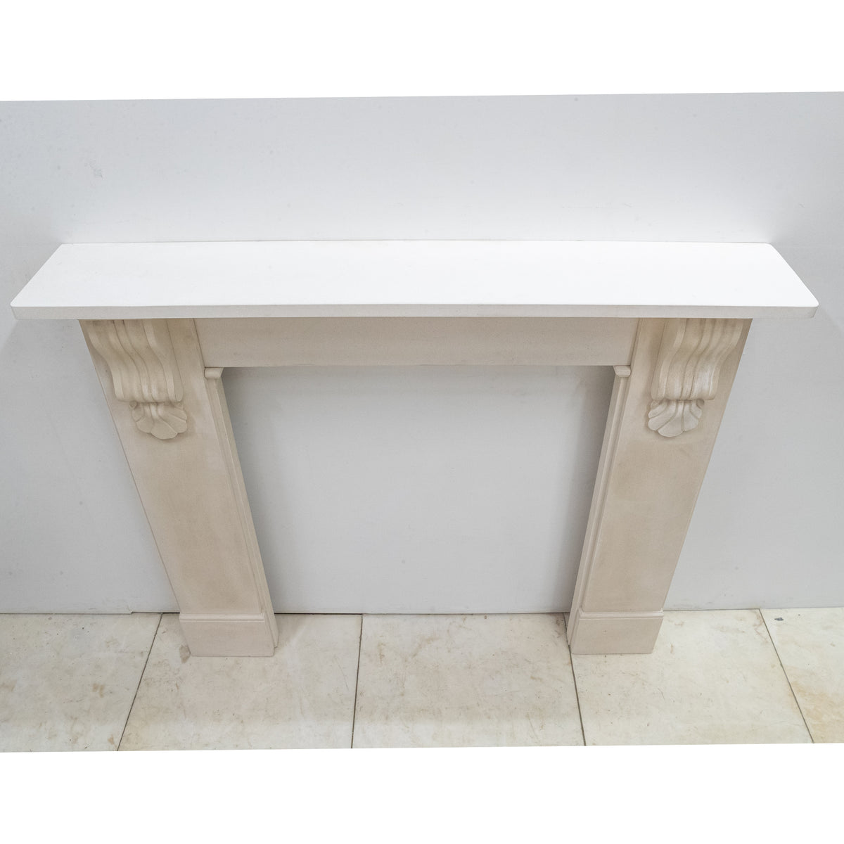 Reclaimed Victorian Style Carved Limestone Surround with Corbels | The Architectural Forum