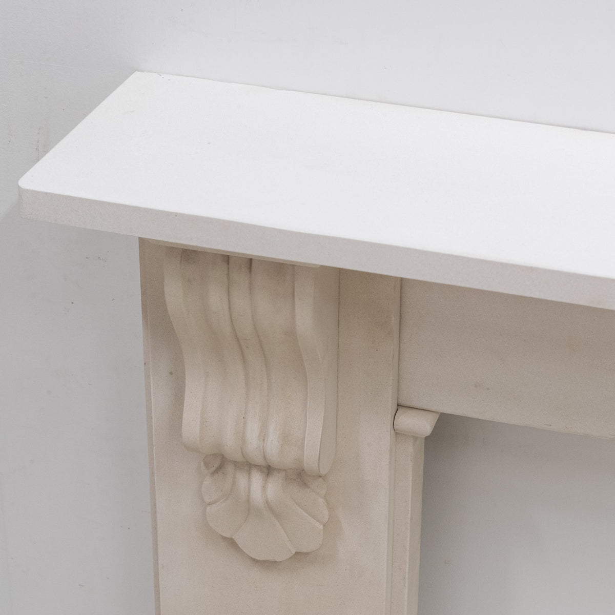 Reclaimed Victorian Style Carved Limestone Surround with Corbels | The Architectural Forum