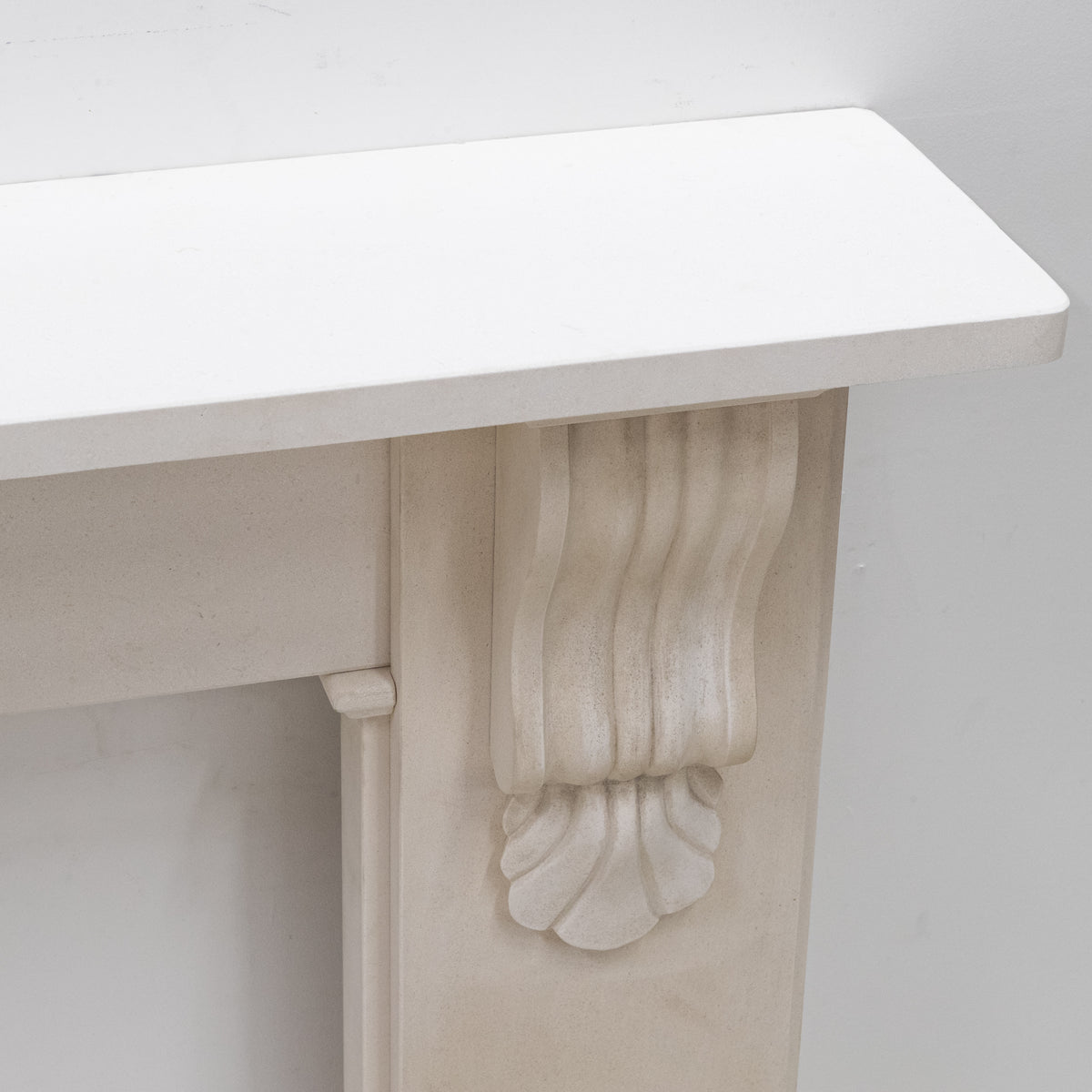 Reclaimed Victorian Style Carved Limestone Surround with Corbels | The Architectural Forum