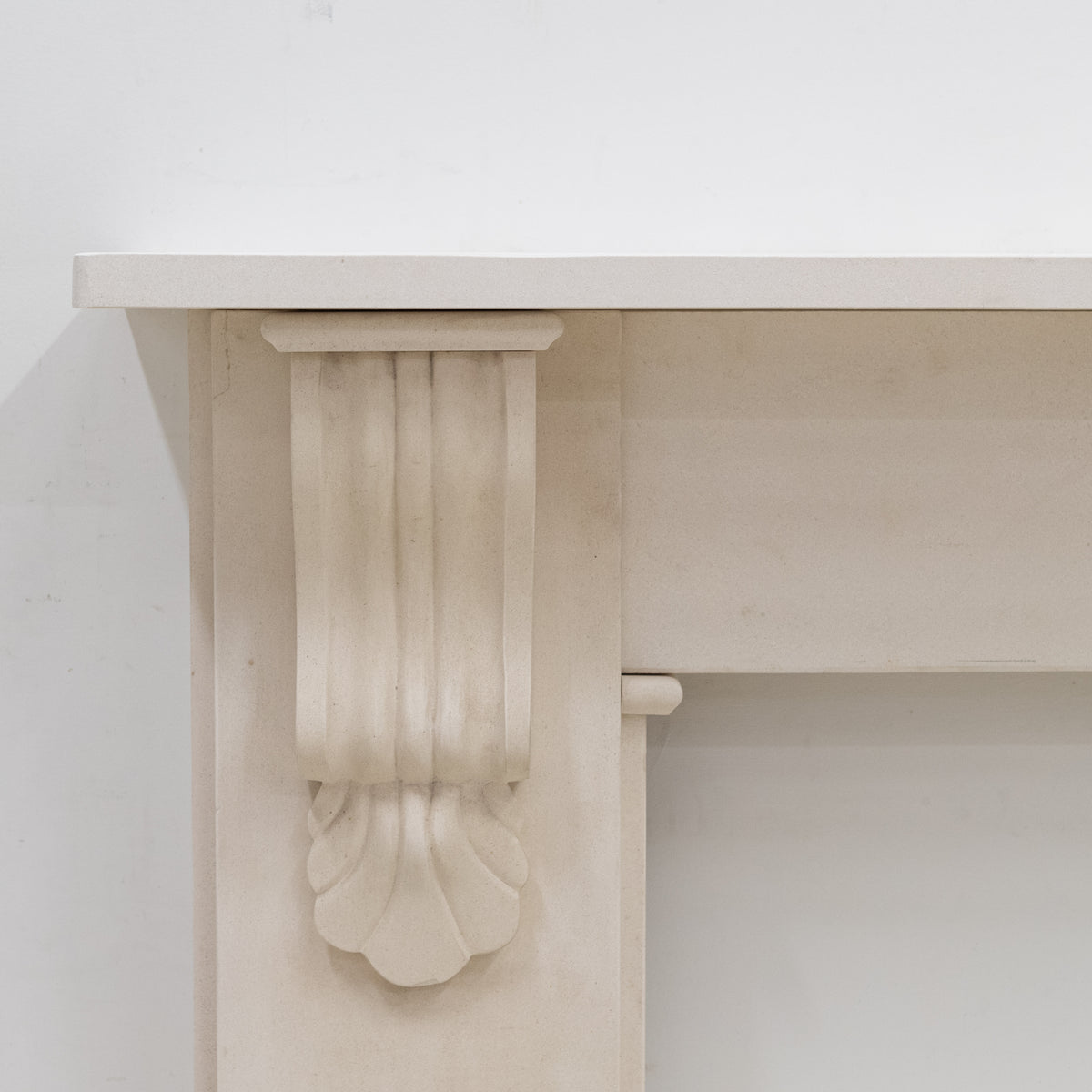 Reclaimed Victorian Style Carved Limestone Surround with Corbels | The Architectural Forum