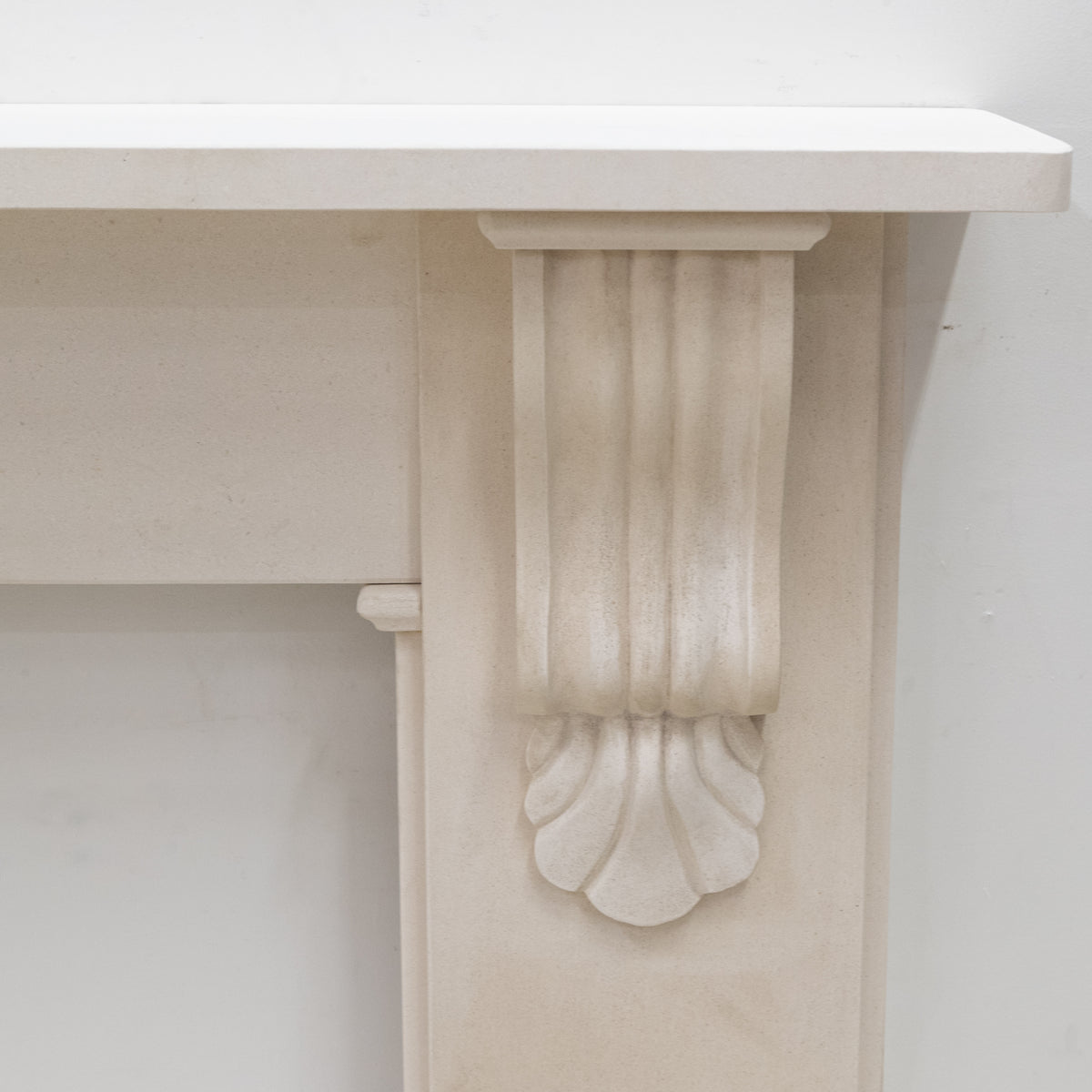 Reclaimed Victorian Style Carved Limestone Surround with Corbels | The Architectural Forum