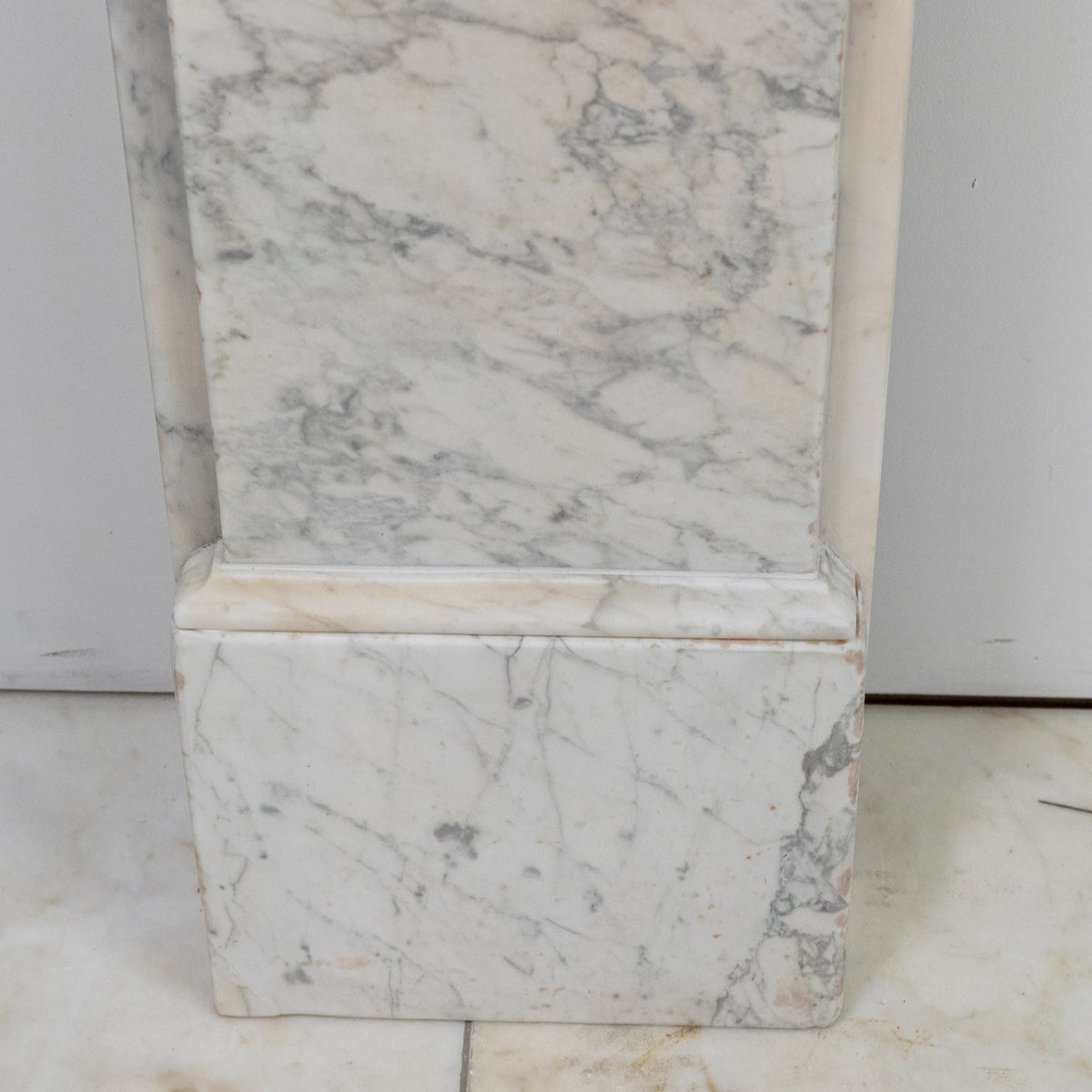 Large Antique Victorian Pencilvein Marble Corbel Fireplace Surround | The Architectural Forum