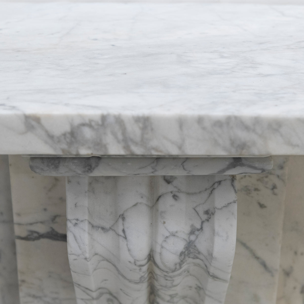Large Antique Victorian Pencilvein Marble Corbel Fireplace Surround | The Architectural Forum