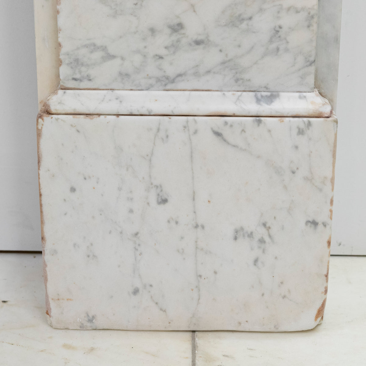 Large Antique Victorian Pencilvein Marble Corbel Fireplace Surround | The Architectural Forum