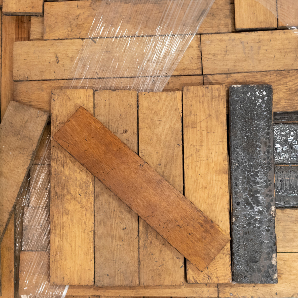 Reclaimed Oak Parquet Flooring 44 Square Metres | The Architectural Forum