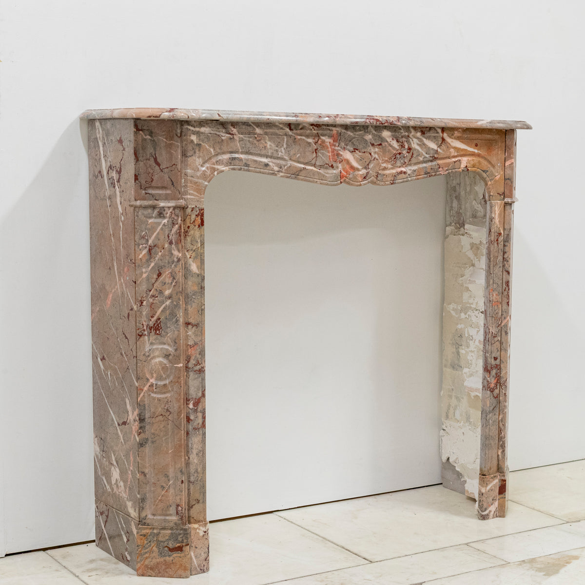 Antique French Style Louis Pompadour ashburton Marble Fireplace | The Architectural Forum