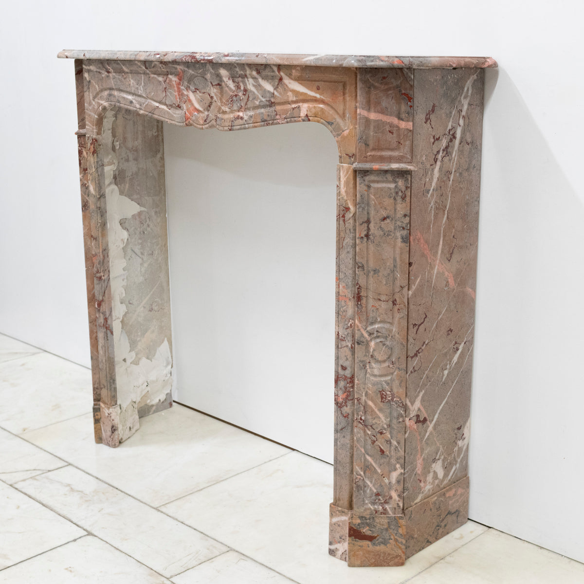 Antique French Style Louis Pompadour ashburton Marble Fireplace | The Architectural Forum