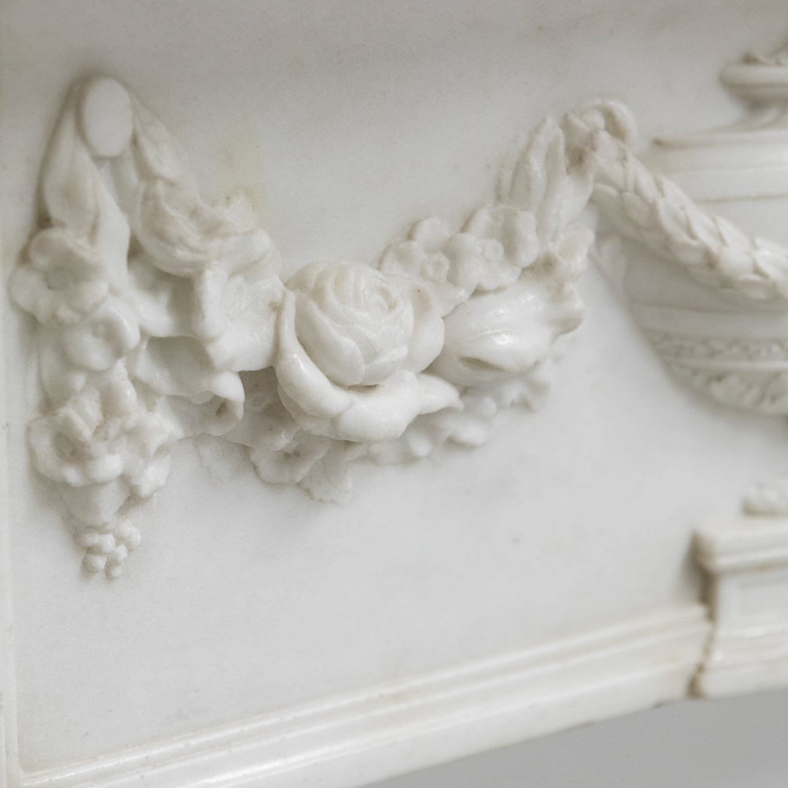 Antique Regency Statuary Marble Fireplace Surround | The Architectural Forum