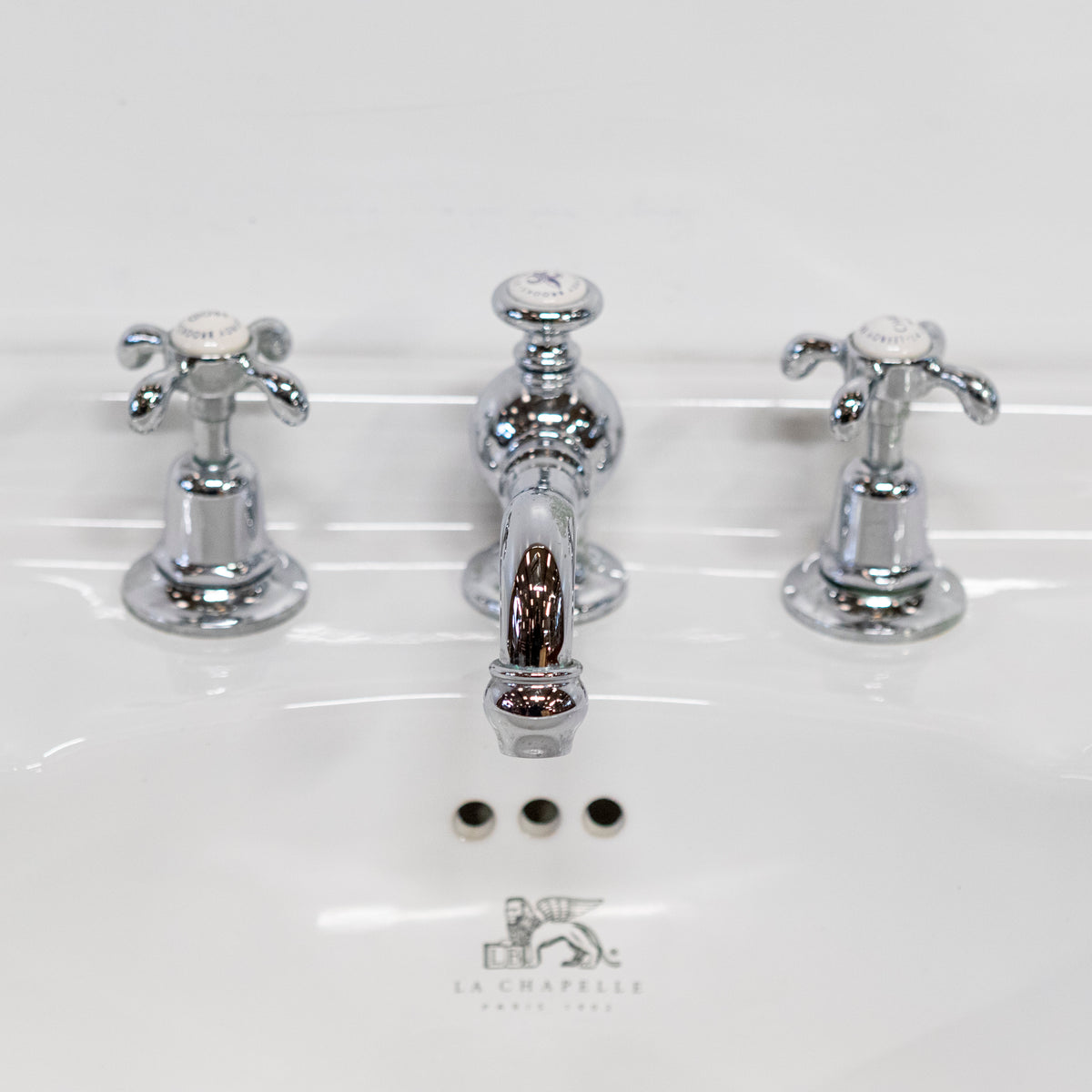 Lefroy Brooks Basin On Pedestal With Taps | La Chapelle Sink on Stand | The Architectural Forum