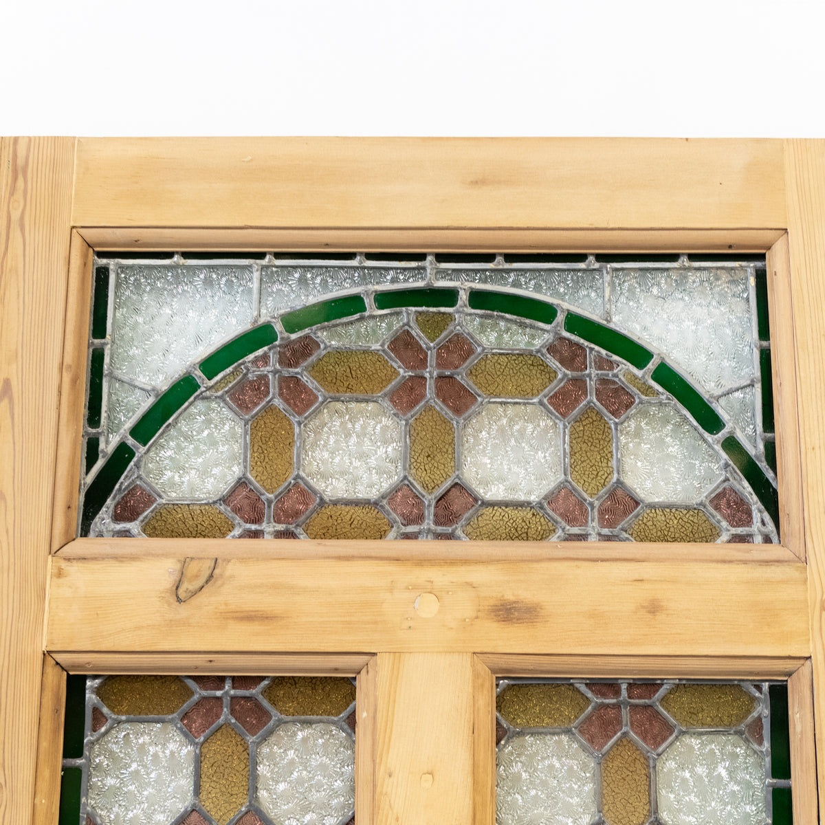 Antique Stained Glass Door - 203cm x 80cm | The Architectural Forum