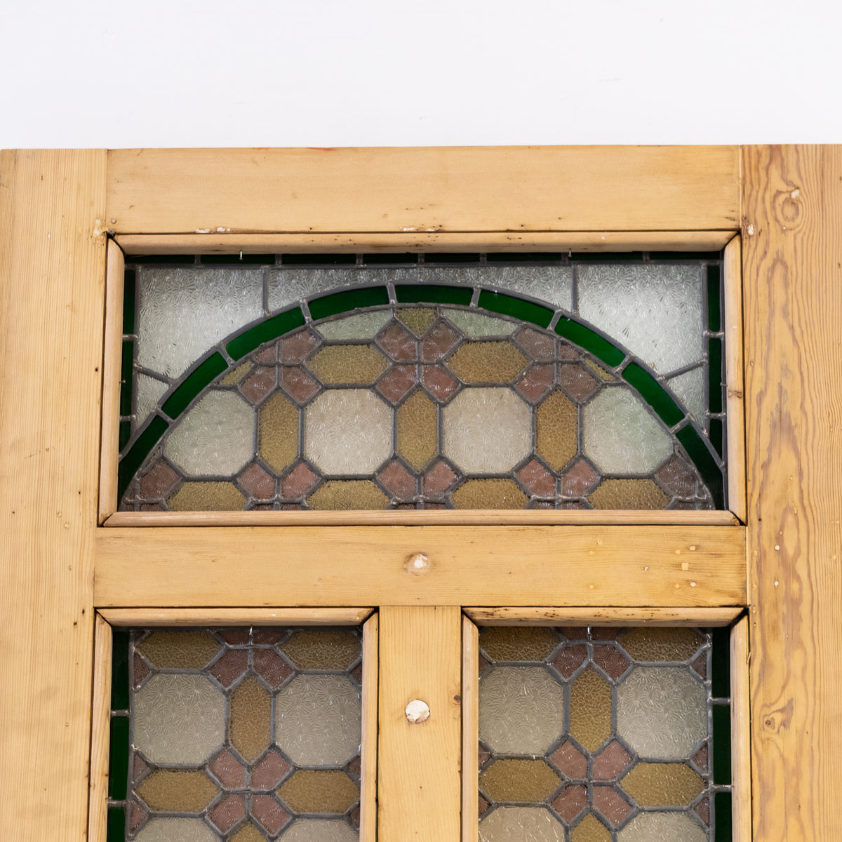 Antique Stained Glass Door - 203cm x 80cm | The Architectural Forum