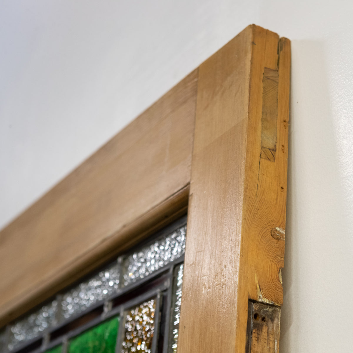 Antique Stained Glass Door - 193.5cm x 80.5cm